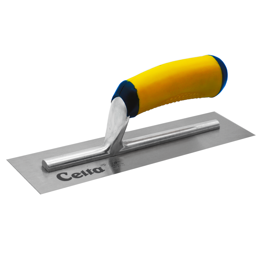10" x 3" Finish Trowel – Square End | Ergonomic Handle (103E8F)