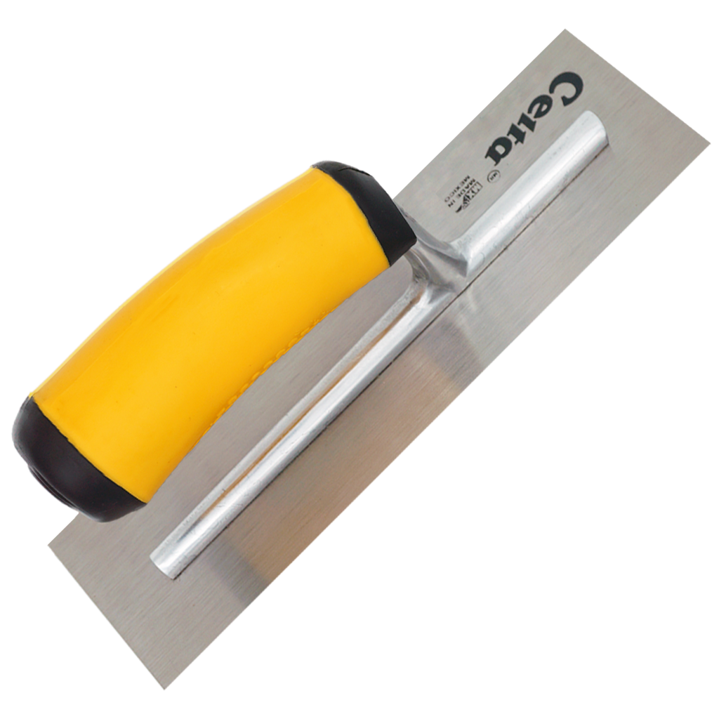 10" x 3" Finish Trowel – Square End | Ergonomic Handle (103E8F)