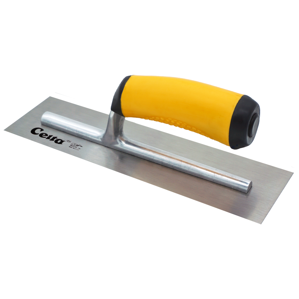 10" x 3" Finish Trowel – Square End | Ergonomic Handle (103E8F)