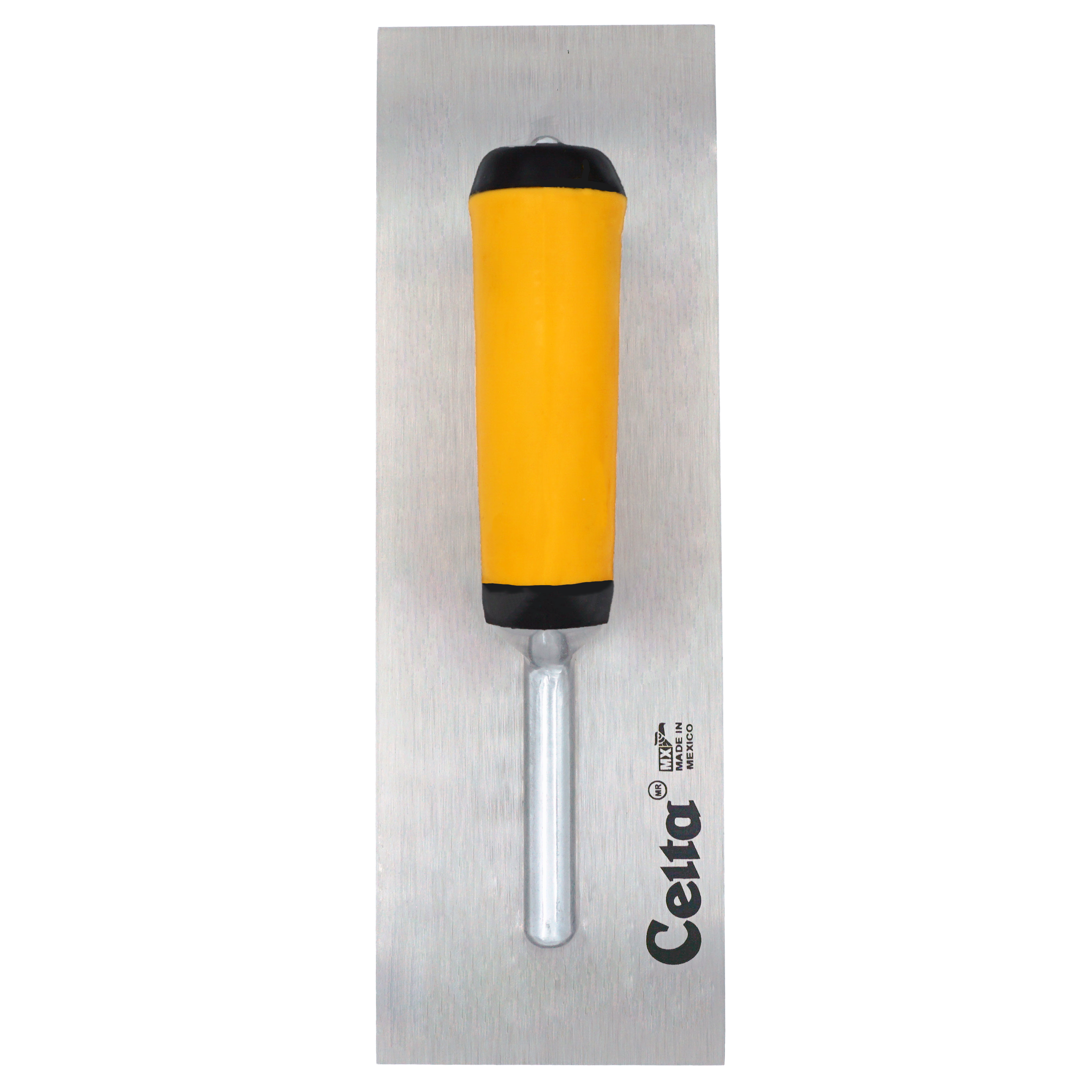 12" x 4" Finish Trowel – Square End | Ergonomic Handle (124E10F)