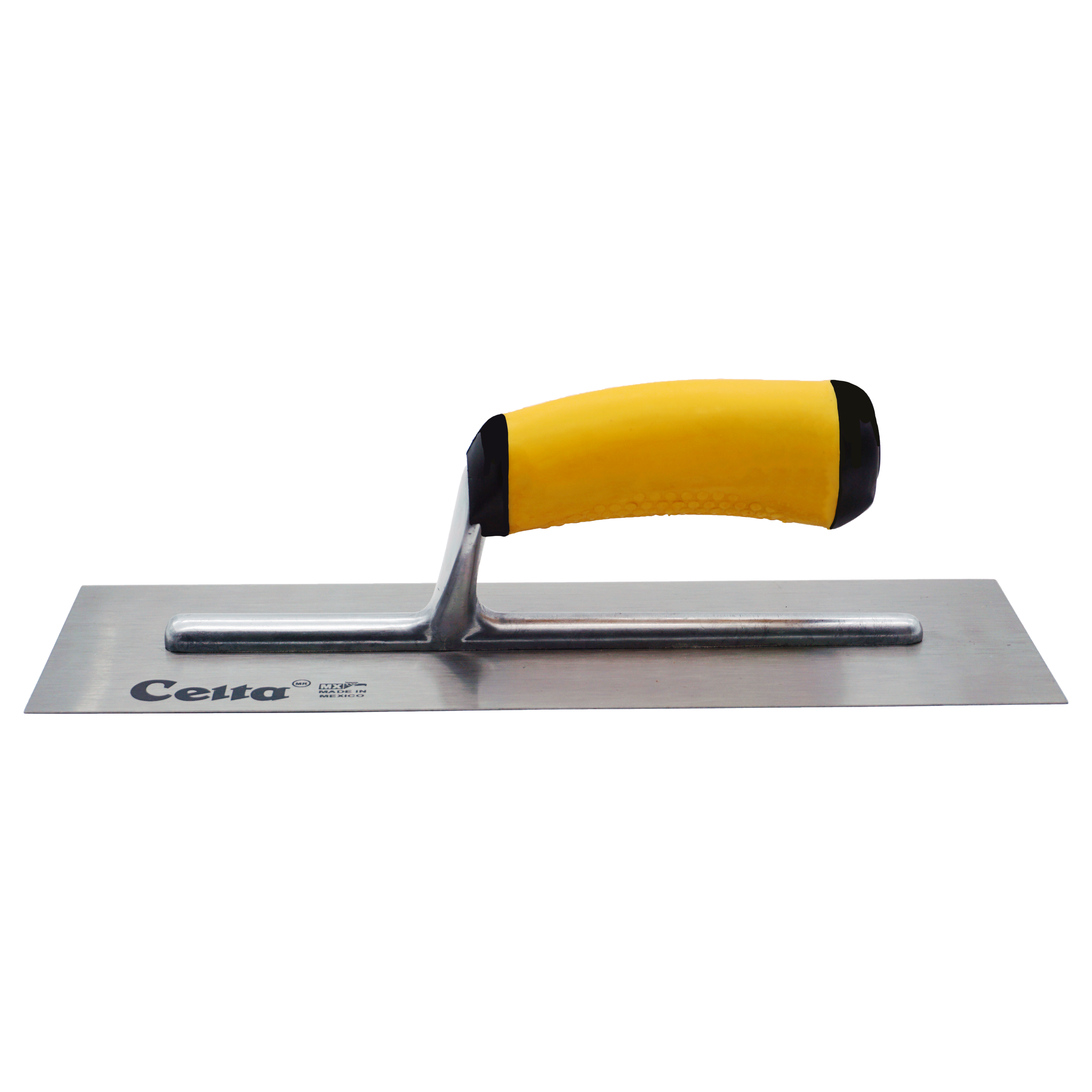 12" x 4" Finish Trowel – Square End | Ergonomic Handle (124E10F)