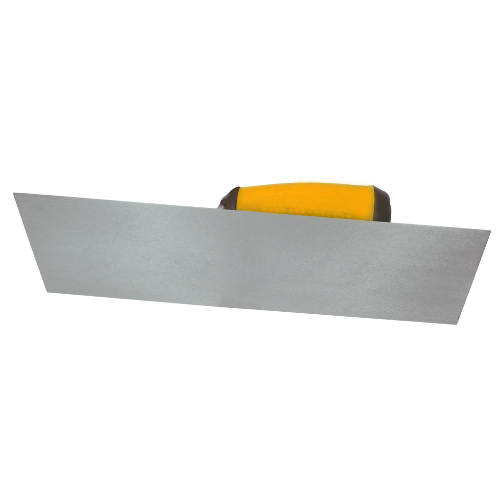 12" x 4" Finish Trowel – Square End | Ergonomic Handle (124E10F)