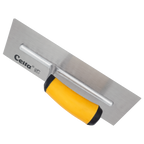 12" x 4" Finish Trowel – Square End | Ergonomic Handle (124E10F)