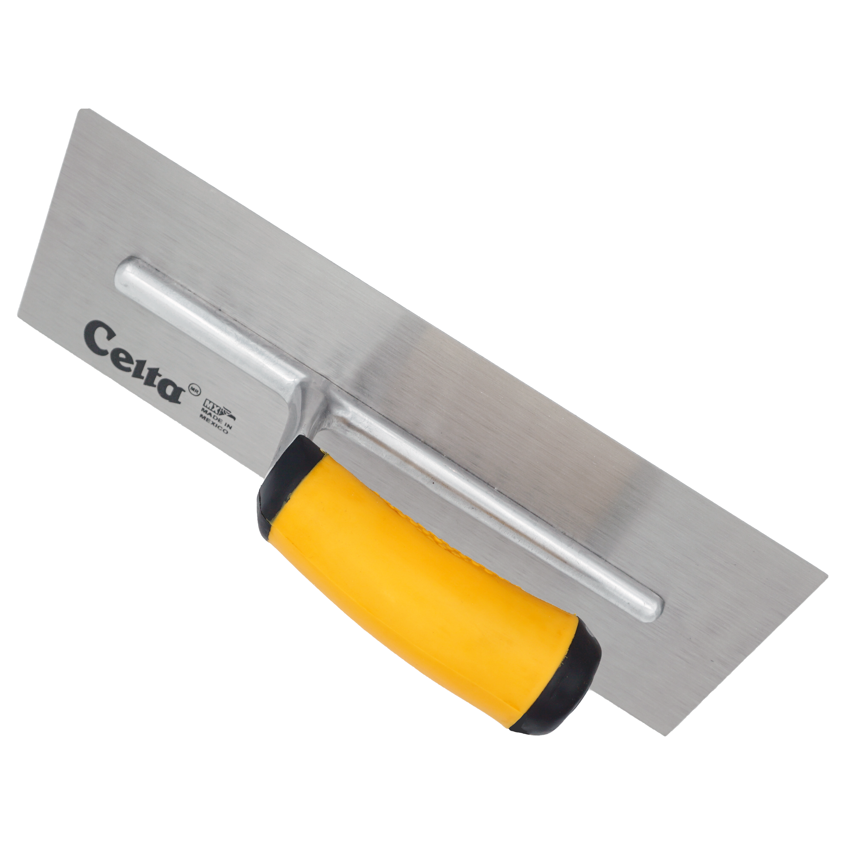 12" x 4" Finish Trowel – Square End | Ergonomic Handle (124E10F)