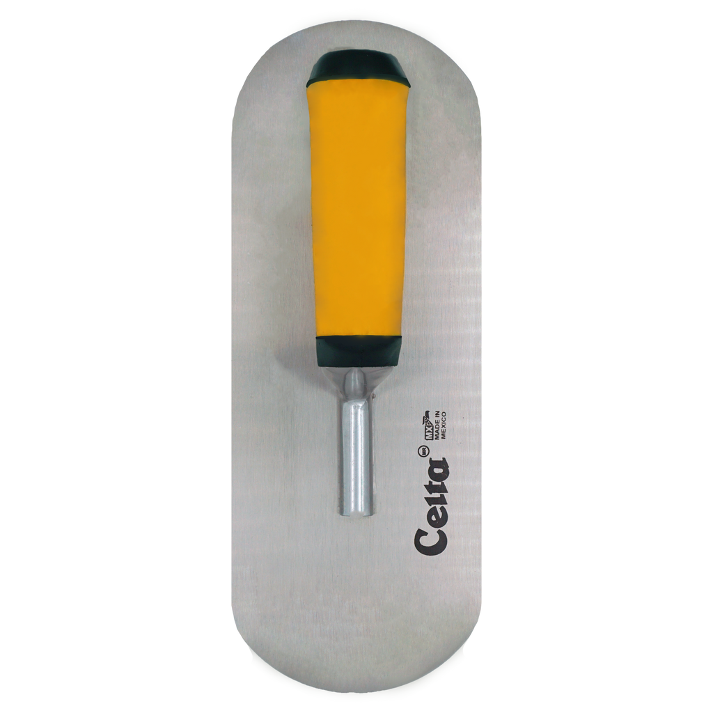 12" x 4" Pool Trowel – Rounded Ends | Ergonomic Handle (124E5P)