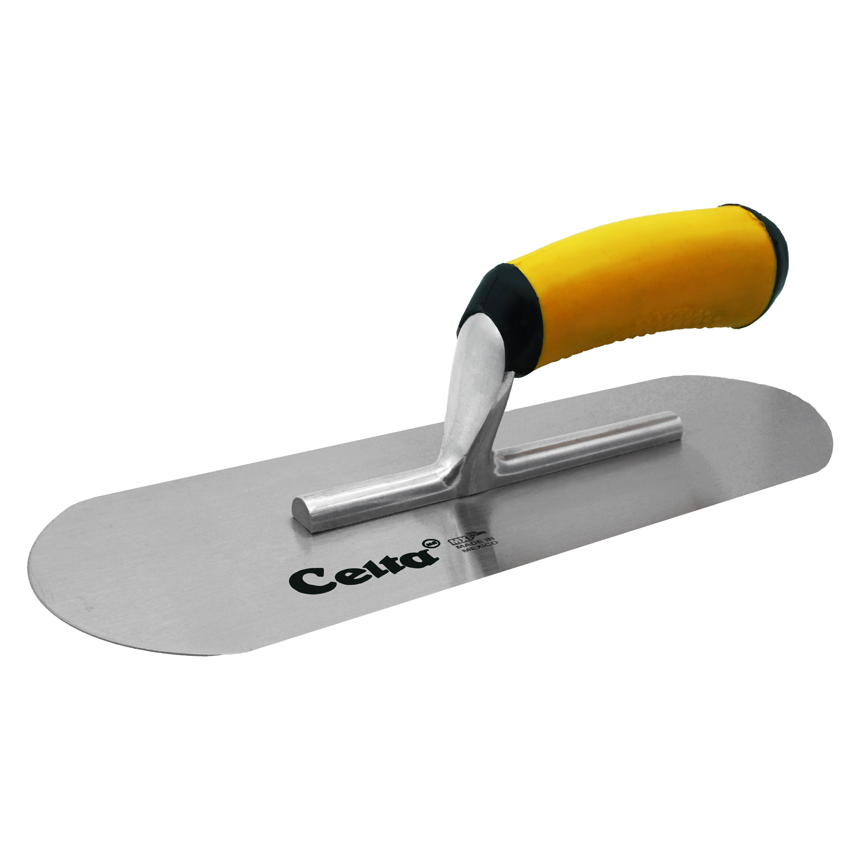12" x 4" Pool Trowel – Rounded Ends | Ergonomic Handle (124E5P)