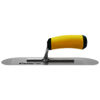 12" x 4" Pool Trowel – Rounded Ends | Ergonomic Handle (124E5P)