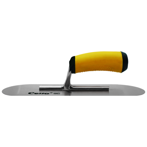 12" x 4" Pool Trowel – Rounded Ends | Ergonomic Handle (124E5P)