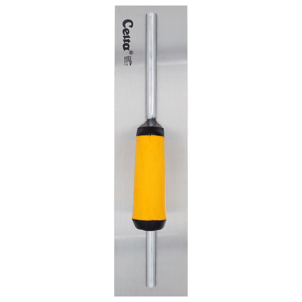 16" x 4" Finish Trowel – Square End | Ergonomic Handle (164E14F)