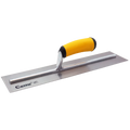 16" x 4" Finish Trowel – Square End | Ergonomic Handle (164E14F)