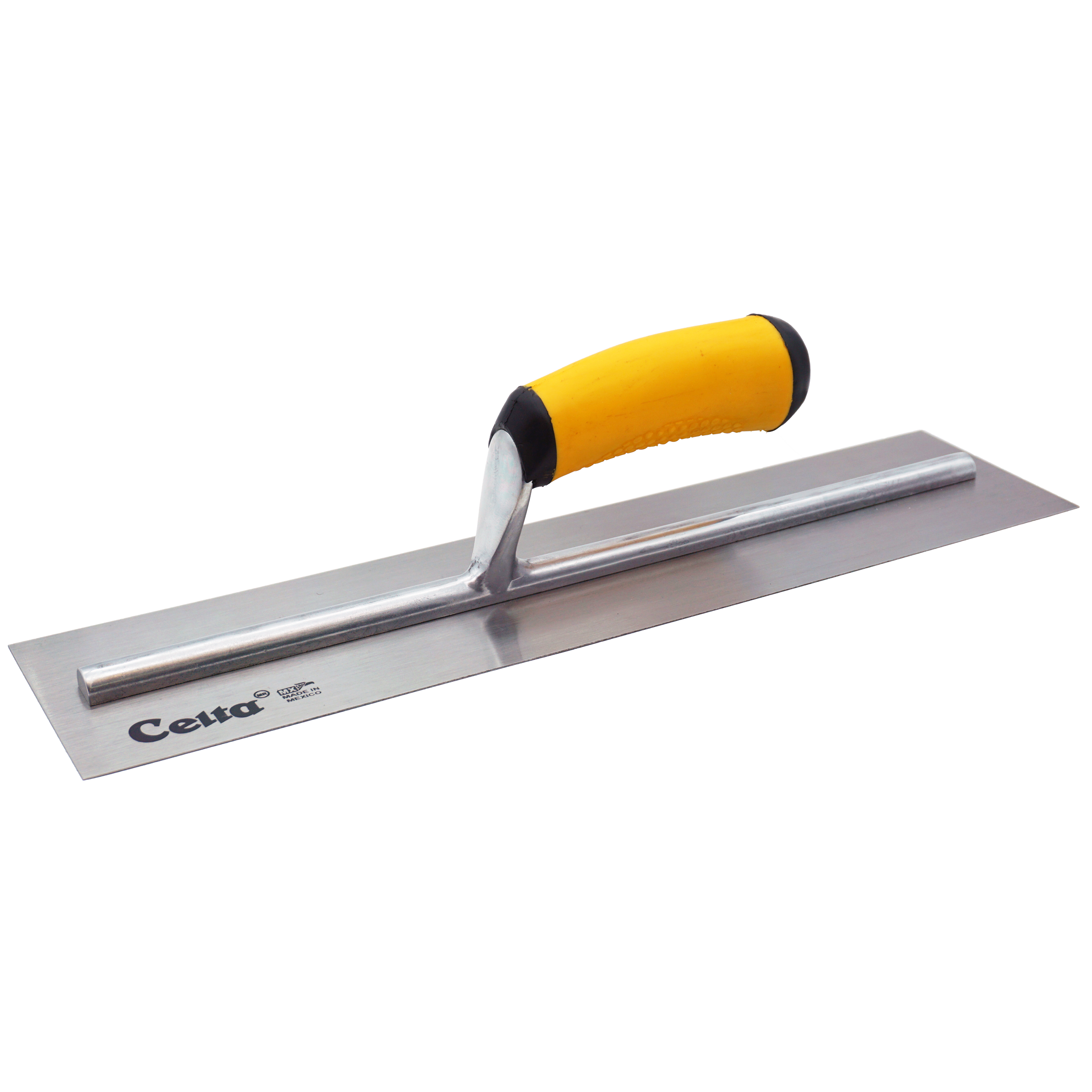 16" x 4" Finish Trowel – Square End | Ergonomic Handle (164E14F)