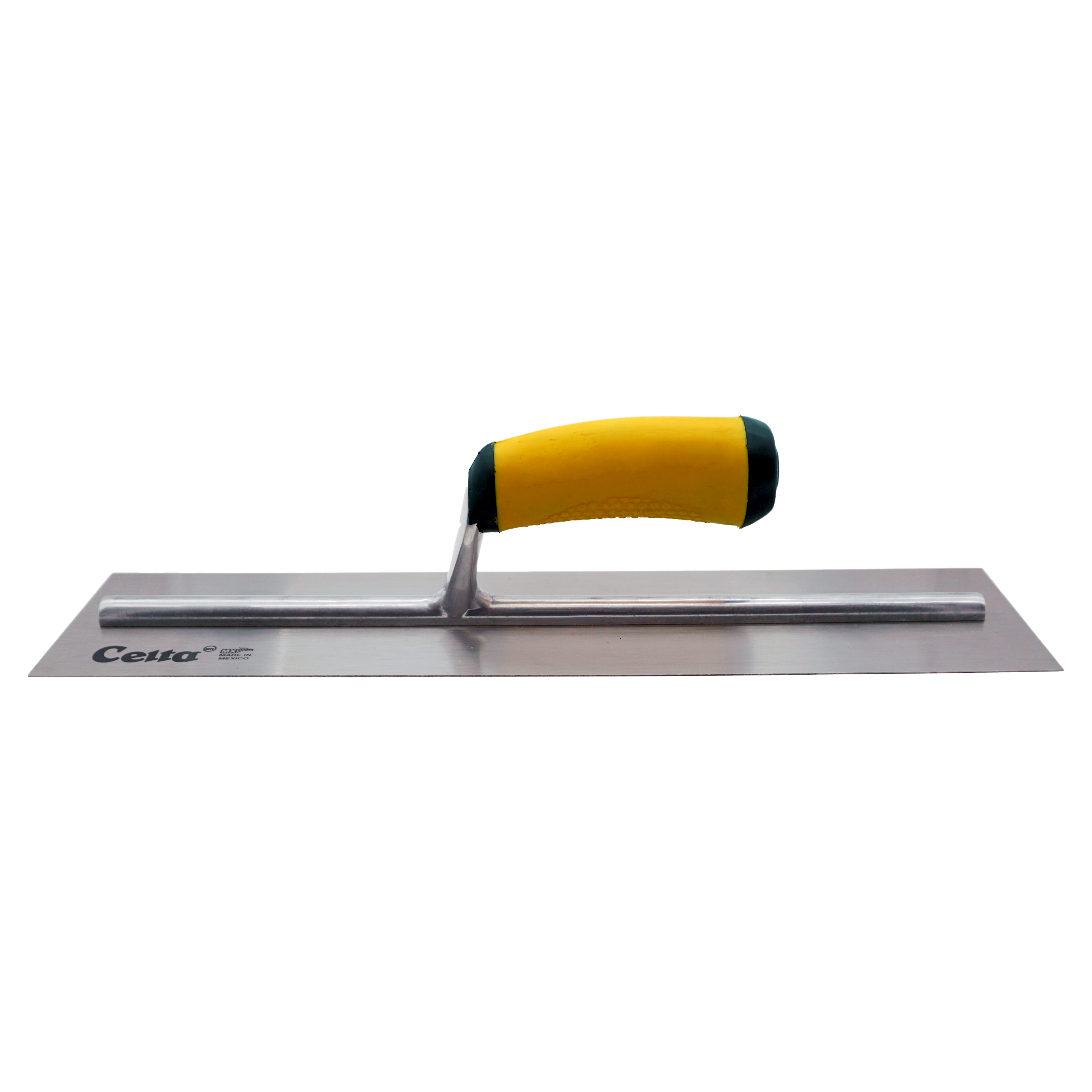 16" x 4" Finish Trowel – Square End | Ergonomic Handle (164E14F)