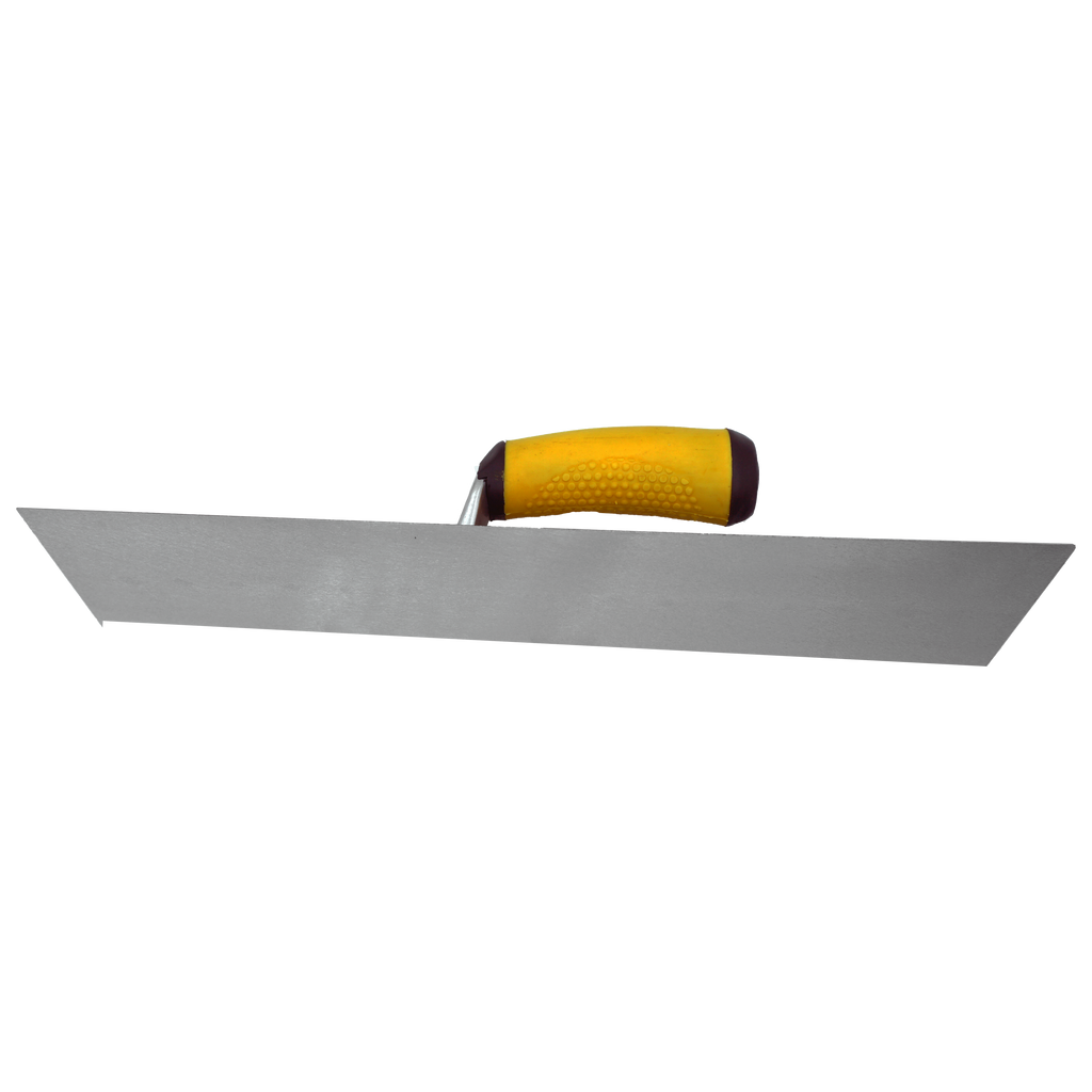 16" x 4" Finish Trowel – Square End | Ergonomic Handle (164E14F)