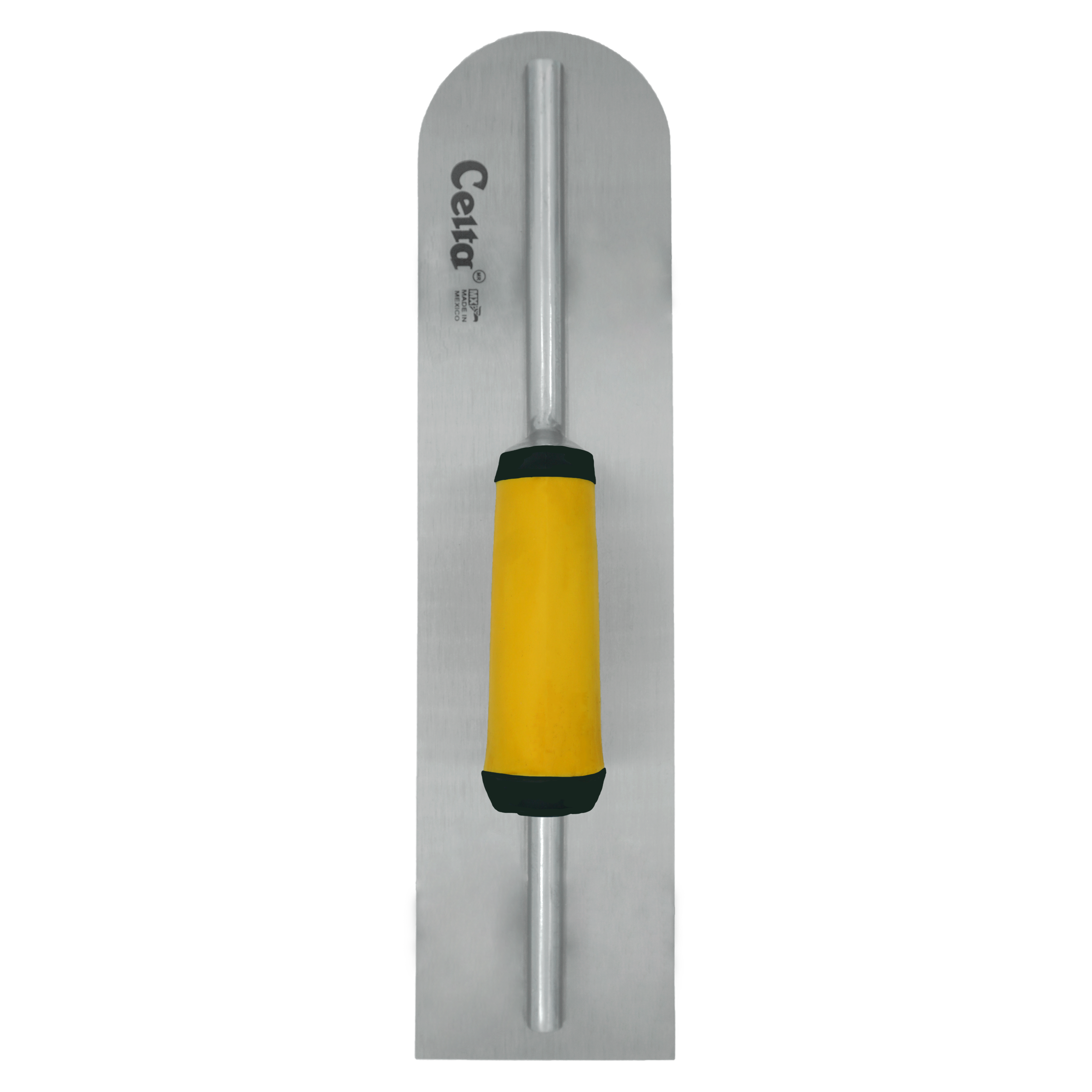 16" x 4" Finish Trowel – Dual Edge (Round & Square) | Ergonomic Handle (164E14RS)