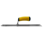 16" x 4" Finish Trowel – Dual Edge (Round & Square) | Ergonomic Handle (164E14RS)
