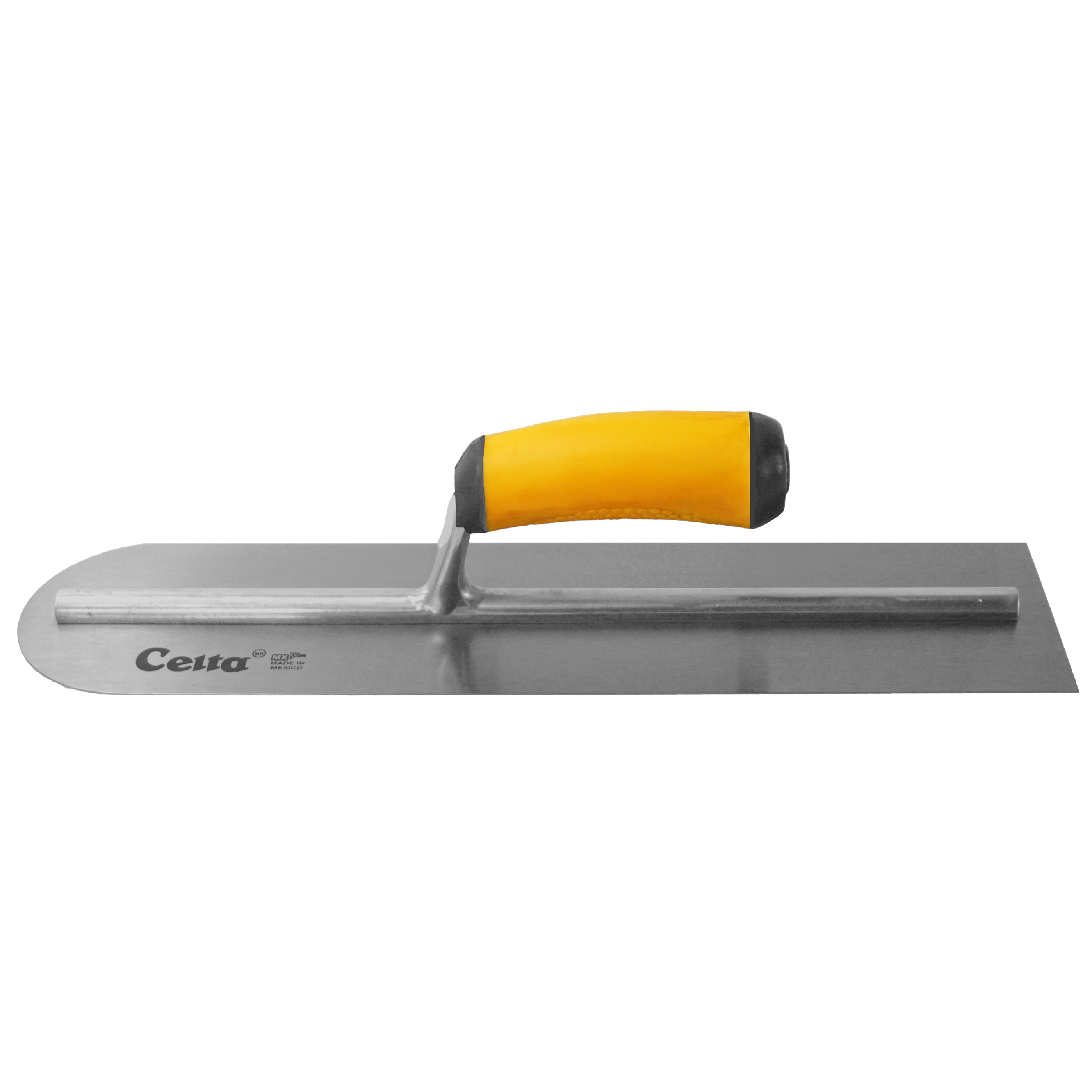 16" x 4" Finish Trowel – Dual Edge (Round & Square) | Ergonomic Handle (164E14RS)