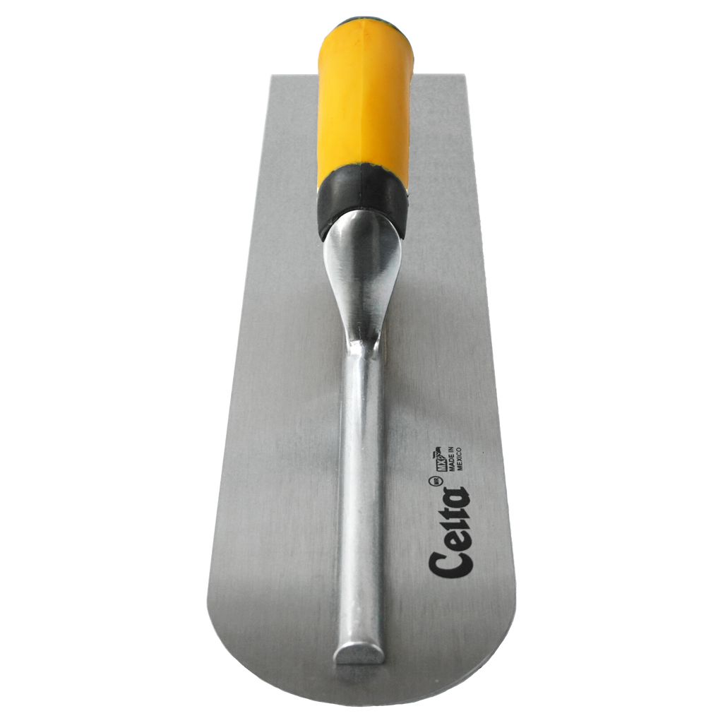 16" x 4" Finish Trowel – Dual Edge (Round & Square) | Ergonomic Handle (164E14RS)