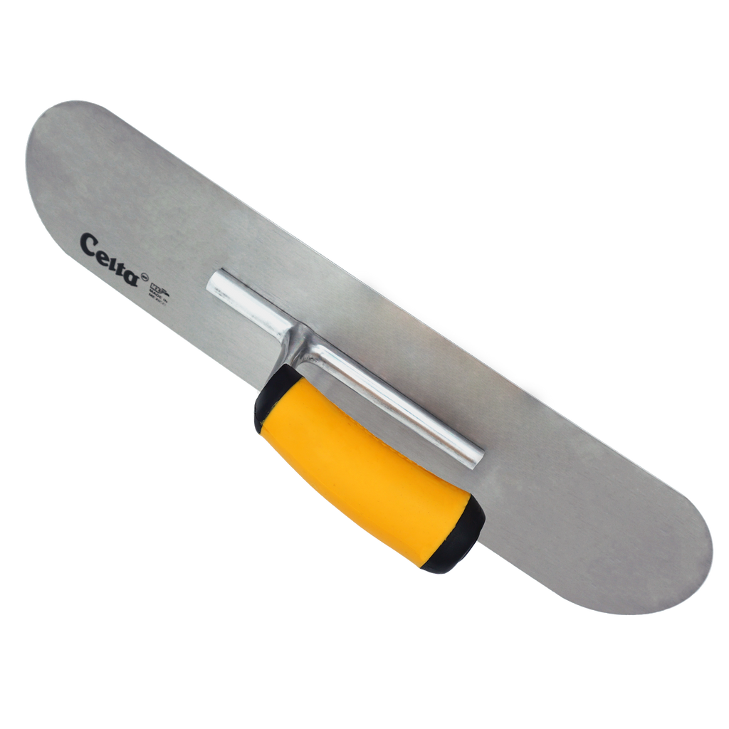 16" x 4" Pool Trowel – Rounded Ends | Ergonomic Handle (164E5P)