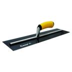 18" x 5" Blue Steel Finish Trowel – Square End | Ergonomic Handle (185BE16F)