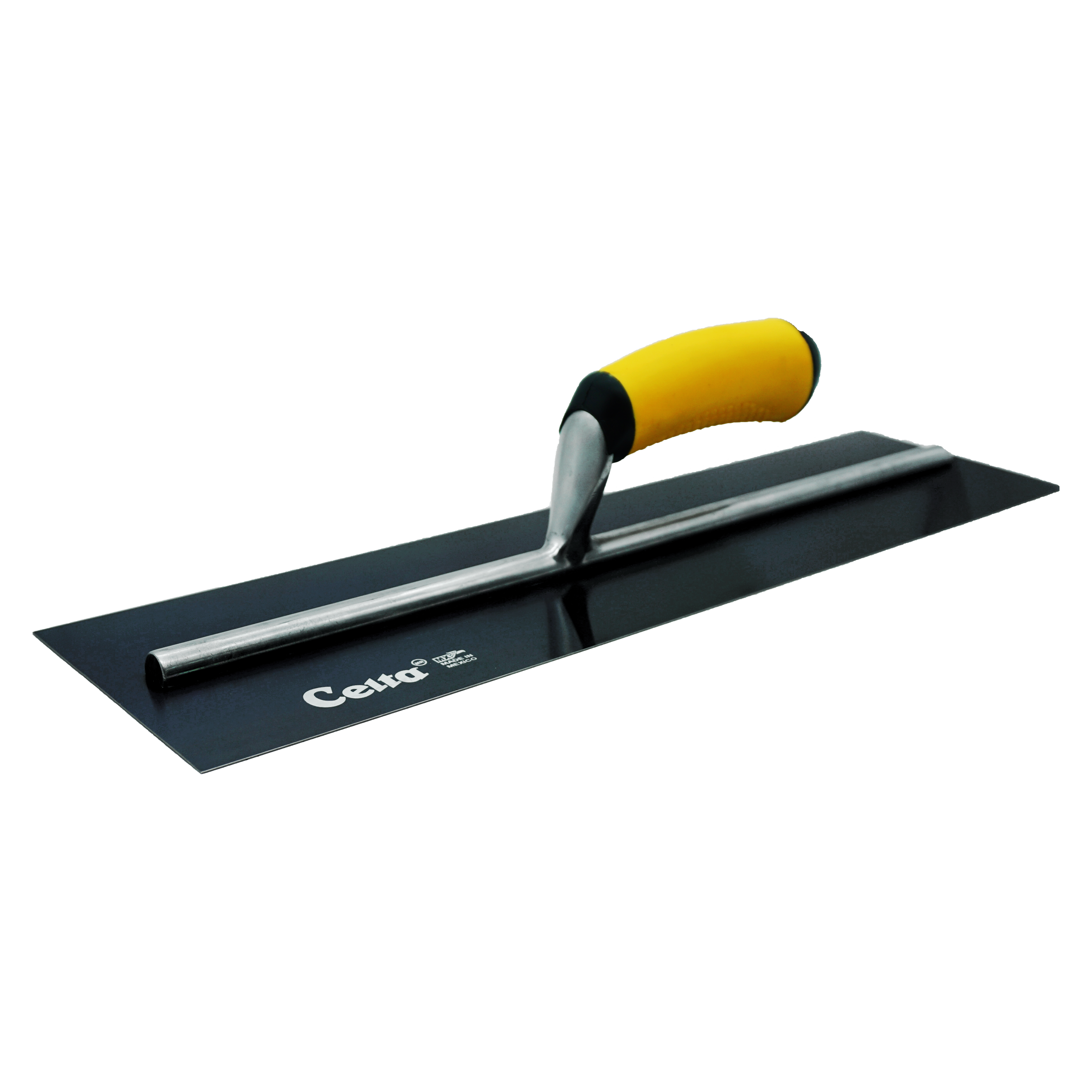 18" x 5" Blue Steel Finish Trowel – Square End | Ergonomic Handle (185BE16F)