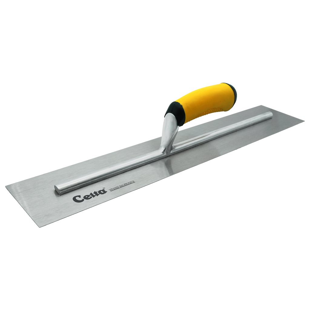 20" x 4" Finish Trowel – Square End | Ergonomic Handle (204E16F)