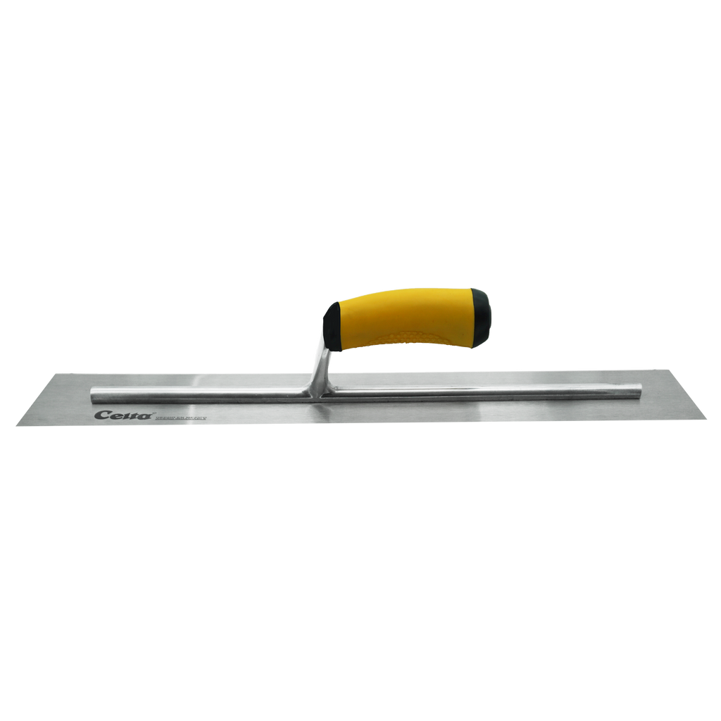 20" x 4" Finish Trowel – Square End | Ergonomic Handle (204E16F)