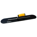 24" x 5" Blue Steel Pool Trowel – Rounded Ends | Ergonomic Handle (245BE14P)