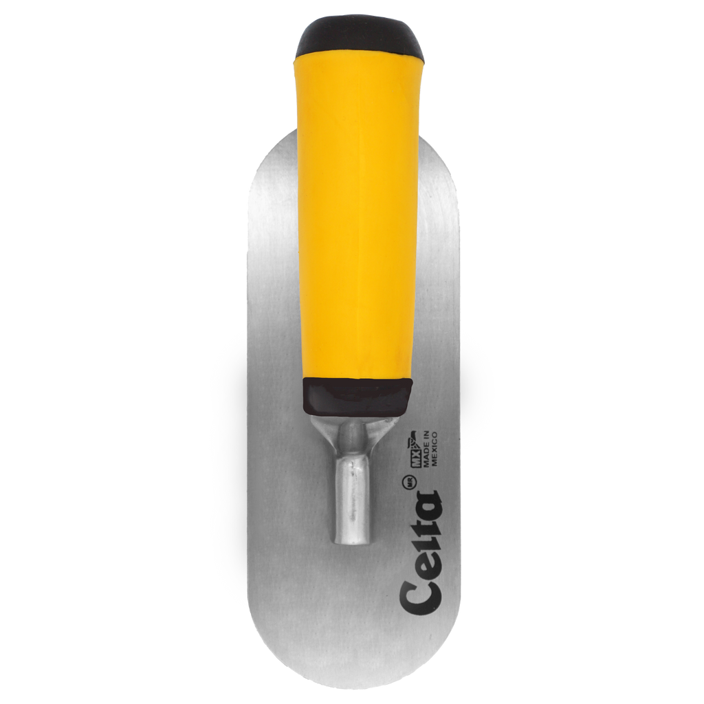 8" x 3" Pool Trowel – Rounded Ends | Ergonomic Handle