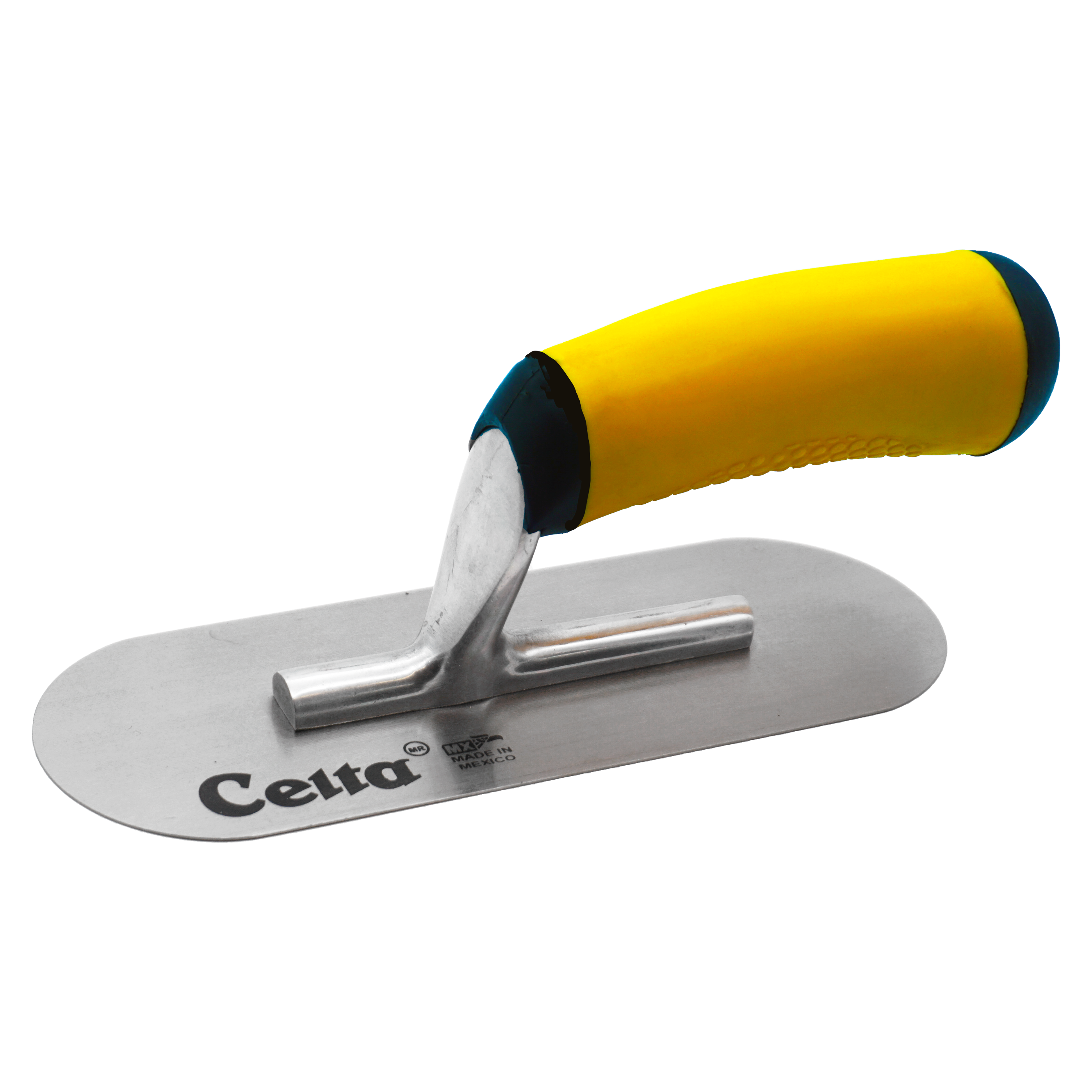 8" x 3" Pool Trowel – Rounded Ends | Ergonomic Handle
