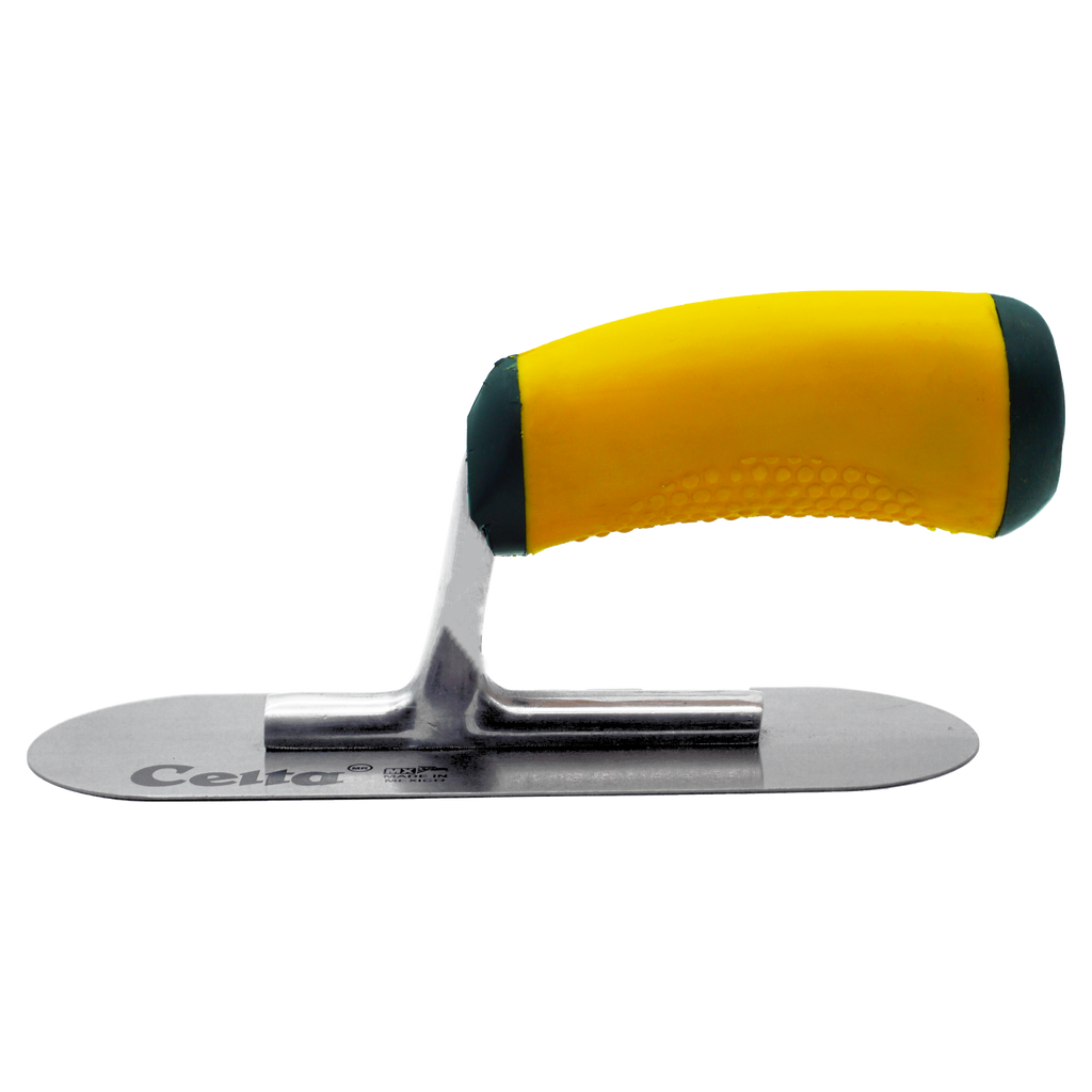 8" x 3" Pool Trowel – Rounded Ends | Ergonomic Handle