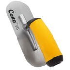 8" x 3" Pool Trowel – Rounded Ends | Ergonomic Handle