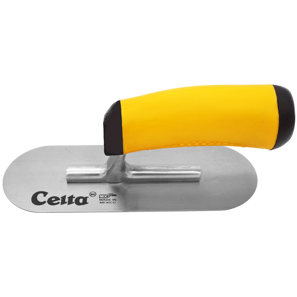 8" x 3" Pool Trowel – Rounded Ends | Ergonomic Handle